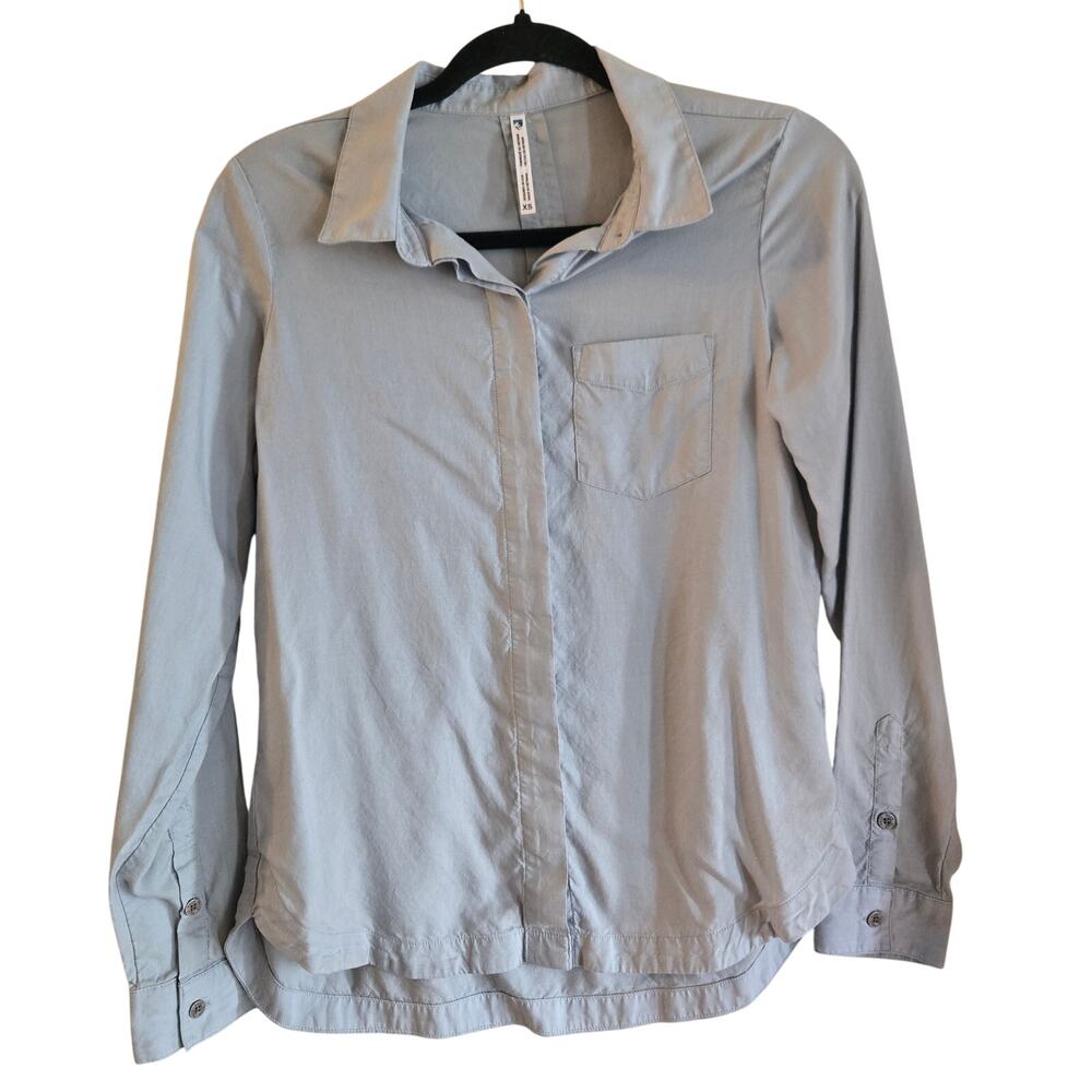 Kuhl Women's Gray  Pocket Button Up Shirt Size XS Tencel